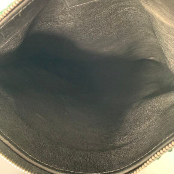 ELISABETH WEINSTOCK Green Snakeskin Leather Cross Body Handbag - Picture 5 of 7